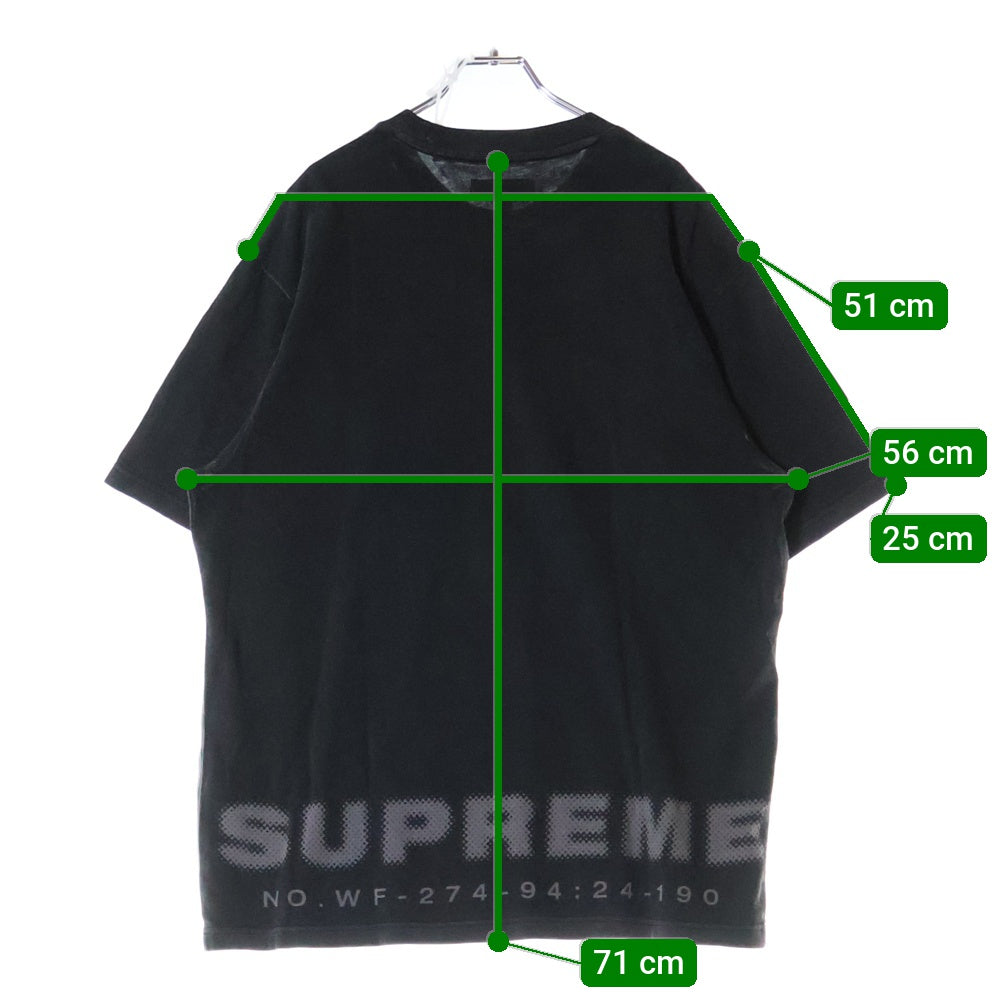 SUPREME(シュプリーム) 24AW Discharge S/S Top ディスチャージ 半袖Tシャツ ブラック