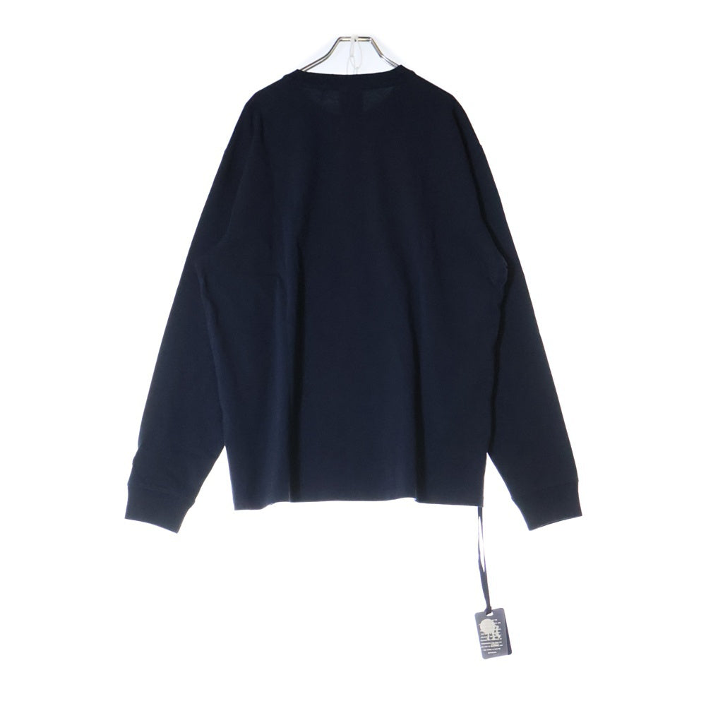 KITH(キス) 20AW ×Yankees Snake Logo L/S Tee ヤンキース スネークスキンロゴ 長袖Tシャツ ロンT ネイビー KH3708