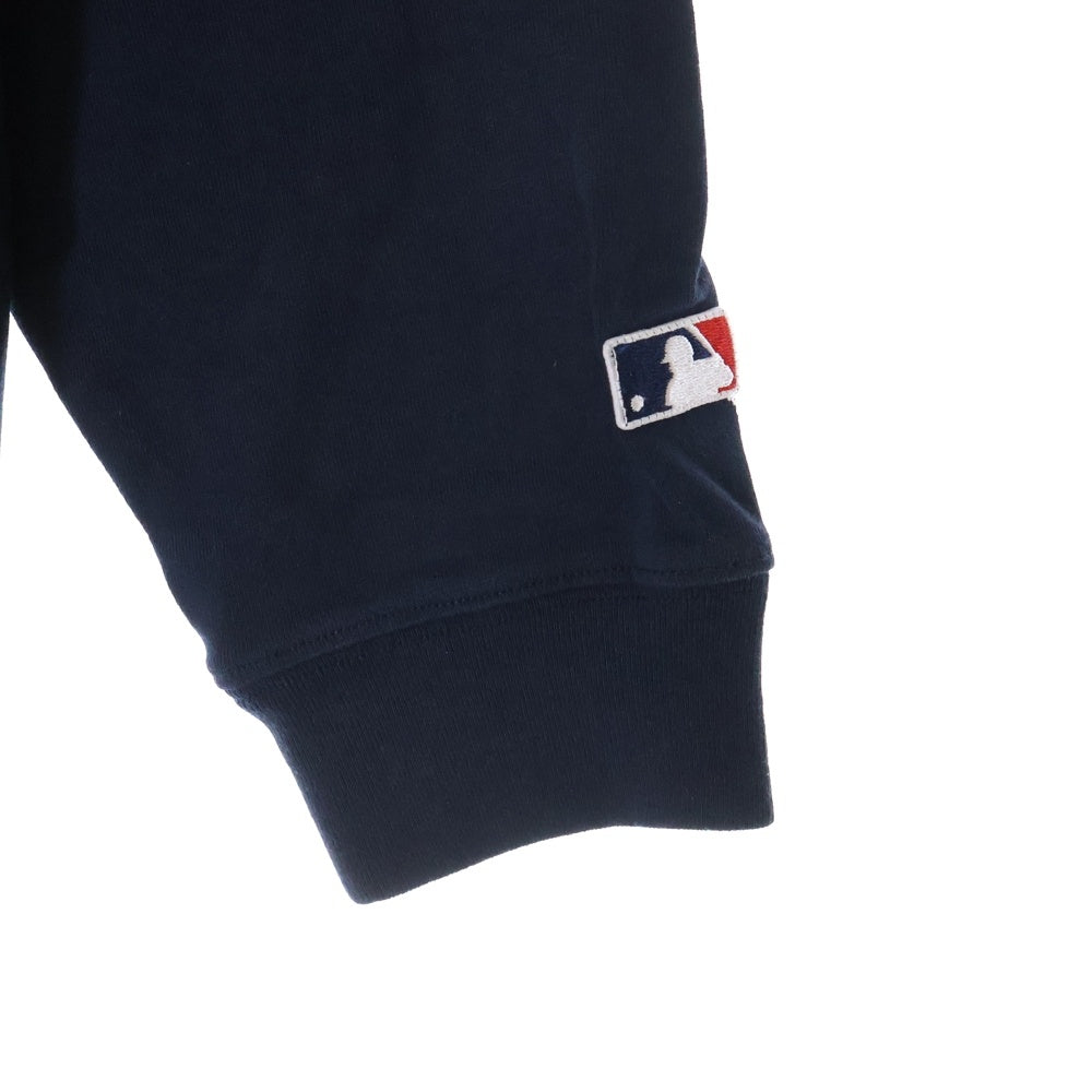 KITH(キス) 20AW ×Yankees Snake Logo L/S Tee ヤンキース スネークスキンロゴ 長袖Tシャツ ロンT ネイビー KH3708