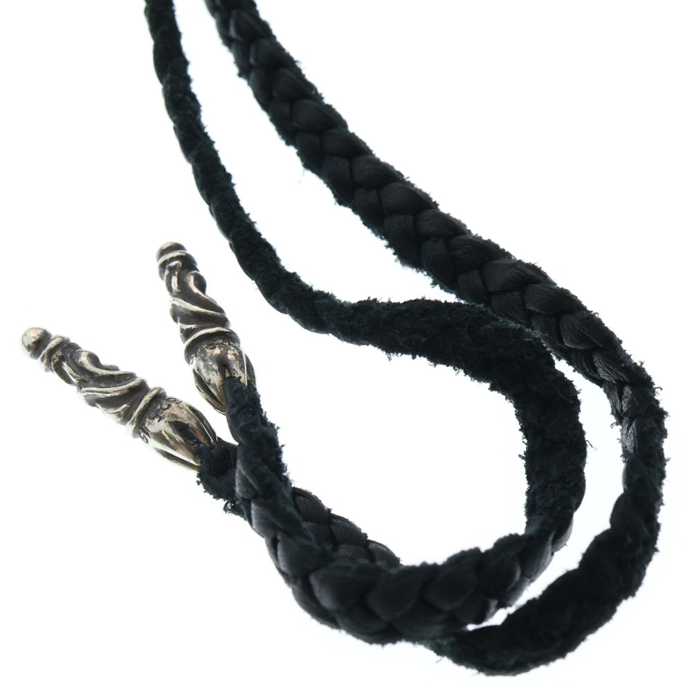 CHROME HEARTS(クロムハーツ) BS FLUER BSフレアペンダント シルバー ネックレストップ レザーブレイド シルバー