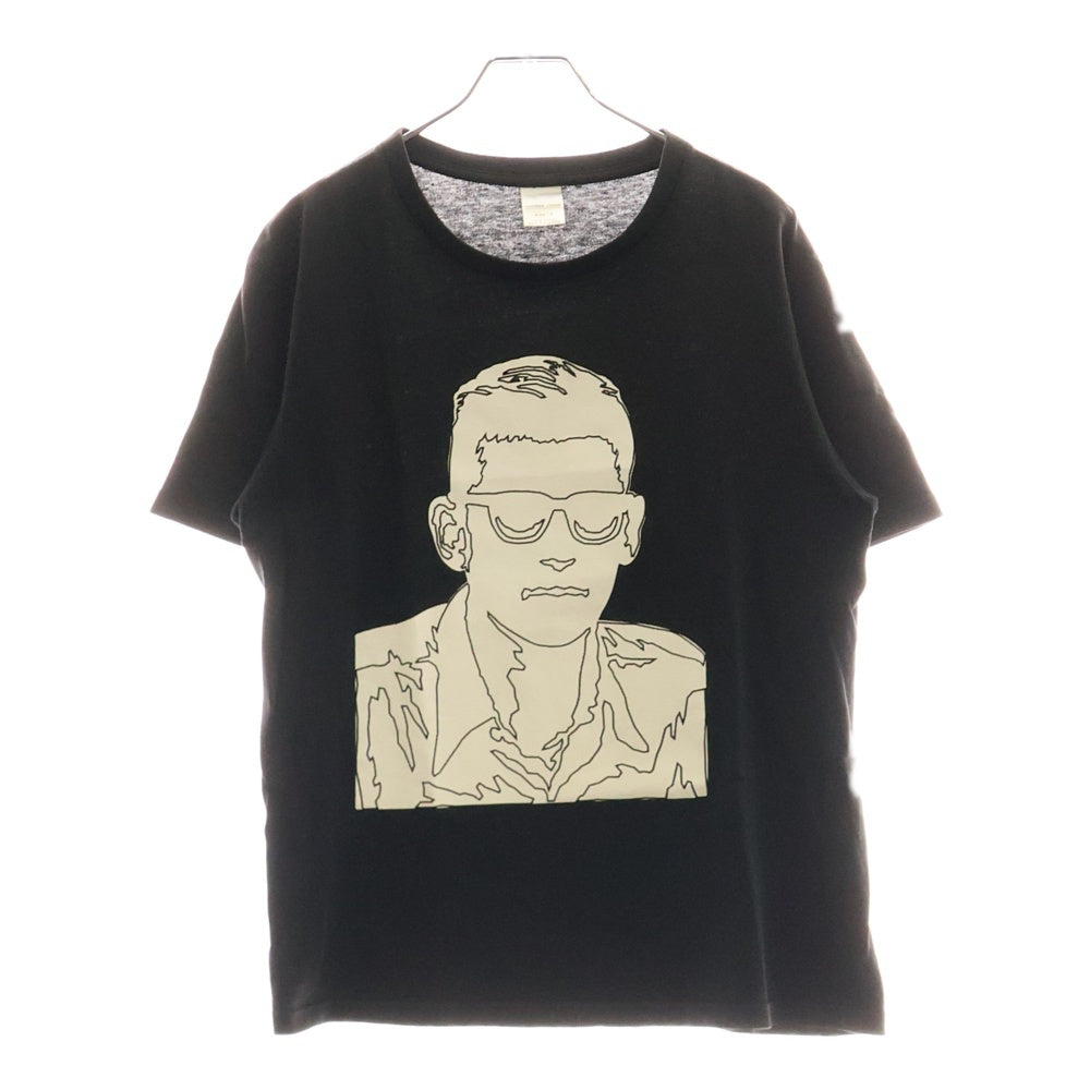 NUMBER (N)INE(ナンバーナイン) MODERN AGE期 アレン・ギンズバーグプリントTシャツ ロゴプリント半袖Tシャツ ブラック