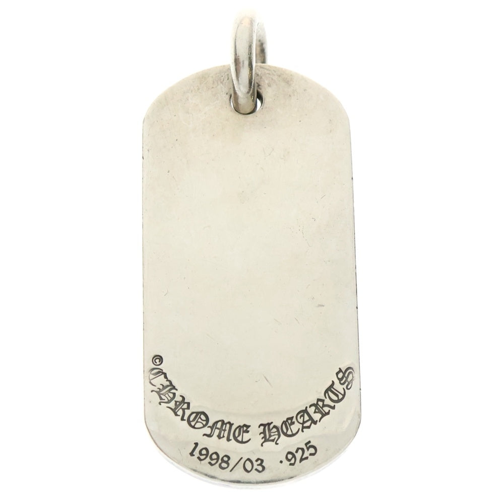 CHROME HEARTS(クロムハーツ) RAISED STAR DOG TAG レイズドスター ドッグタグ ロサンゼルス限定 ペンダントトップ シルバー