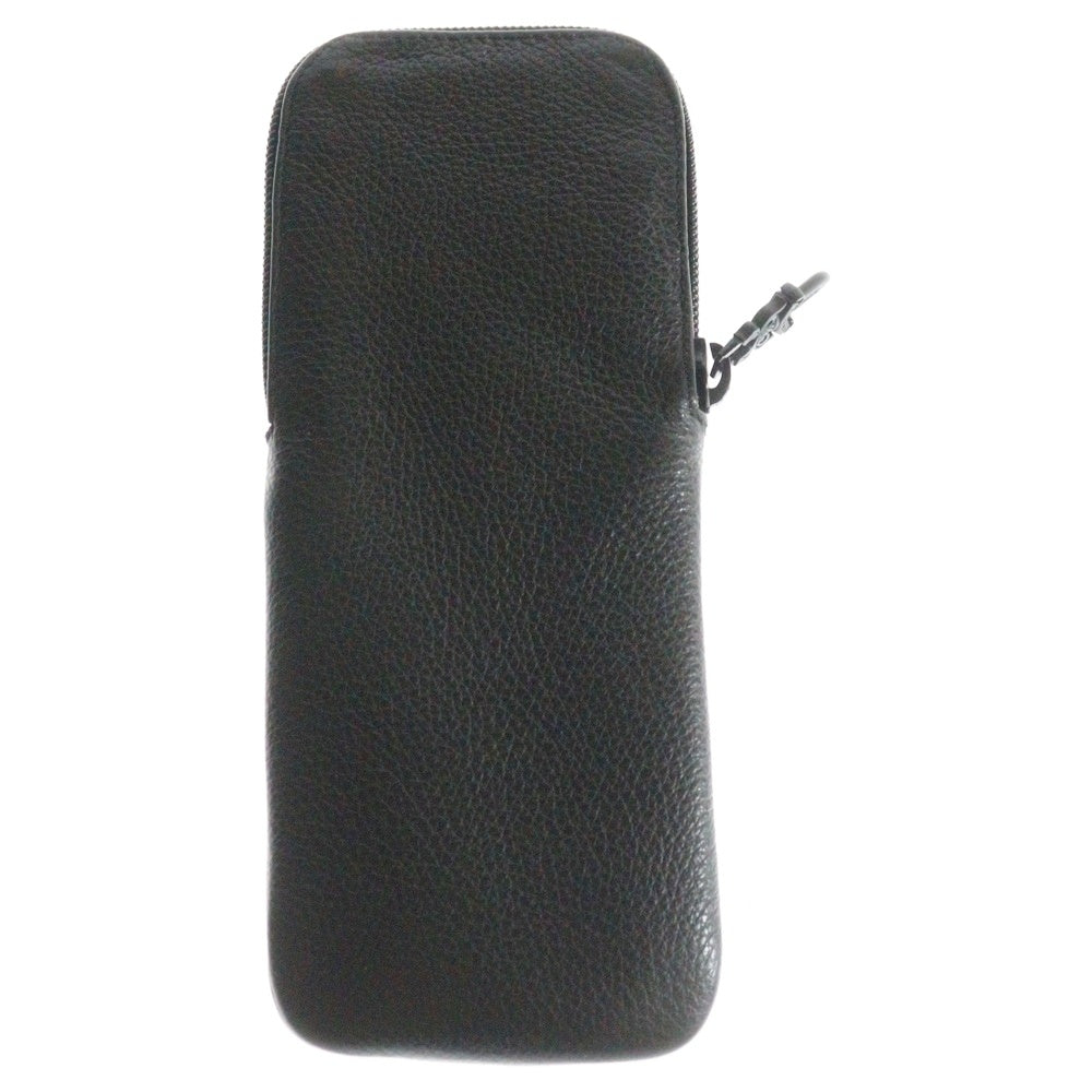 CHROME HEARTS(クロムハーツ) CASE ダガージップ アイウェアケース レザー眼鏡ケース ブラック
