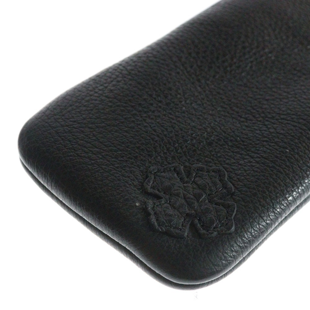 CHROME HEARTS(クロムハーツ) CASE ダガージップ アイウェアケース レザー眼鏡ケース ブラック