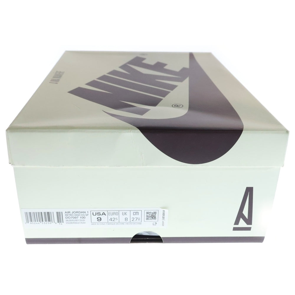 NIKE(ナイキ) ×A Ma Maniere AIR JORDAN1 RETRO HIGH OG SP アママニエール エアジョーダン1 ハイカットスニーカー アイボリー US9/27cm DO7097-100