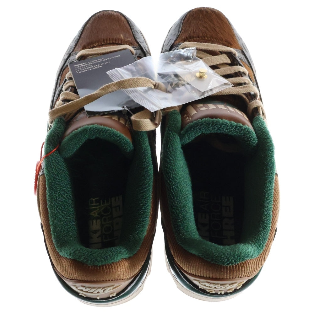 NIKE(ナイキ) ×NIGO AIR AIR FORCE3 LOW SP ニゴー エアフォース3 ローカットスニーカー ブラウン US9/27cm HQ0260-201