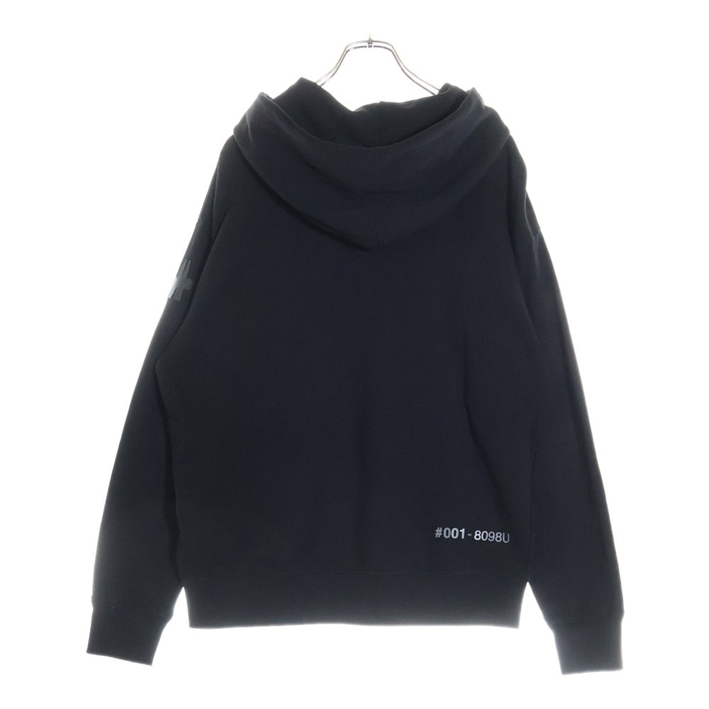 MONCLER GRENOBLE(モンクレールグルノーブル) MAGLIA CON CAPPUCCIO プルオーバースウェットパーカー フーディー ブラック I10978G00011 8098U