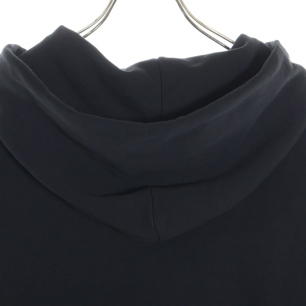 MONCLER GRENOBLE(モンクレールグルノーブル) MAGLIA CON CAPPUCCIO プルオーバースウェットパーカー フーディー ブラック I10978G00011 8098U