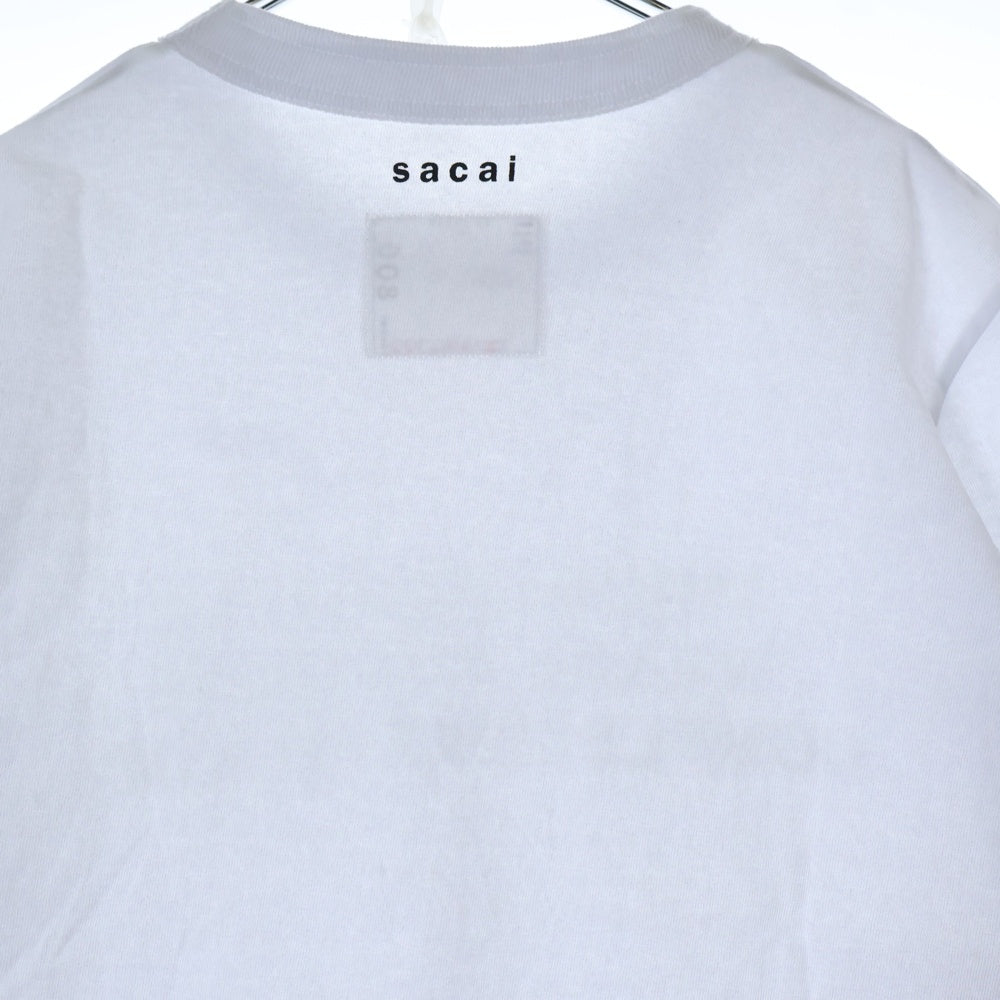 Sacai(サカイ) T-Shirt 刺繍半袖Tシャツ ホワイト 24-0800S