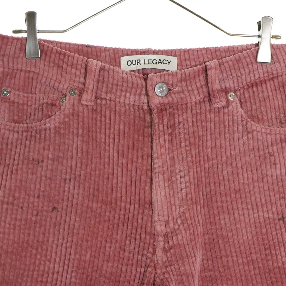 OUR LEGACY(アワーレガシー) ANTIQUE PINK RUSTIC CORD アンティーク ピンク コーデュロイパンツ M42357A