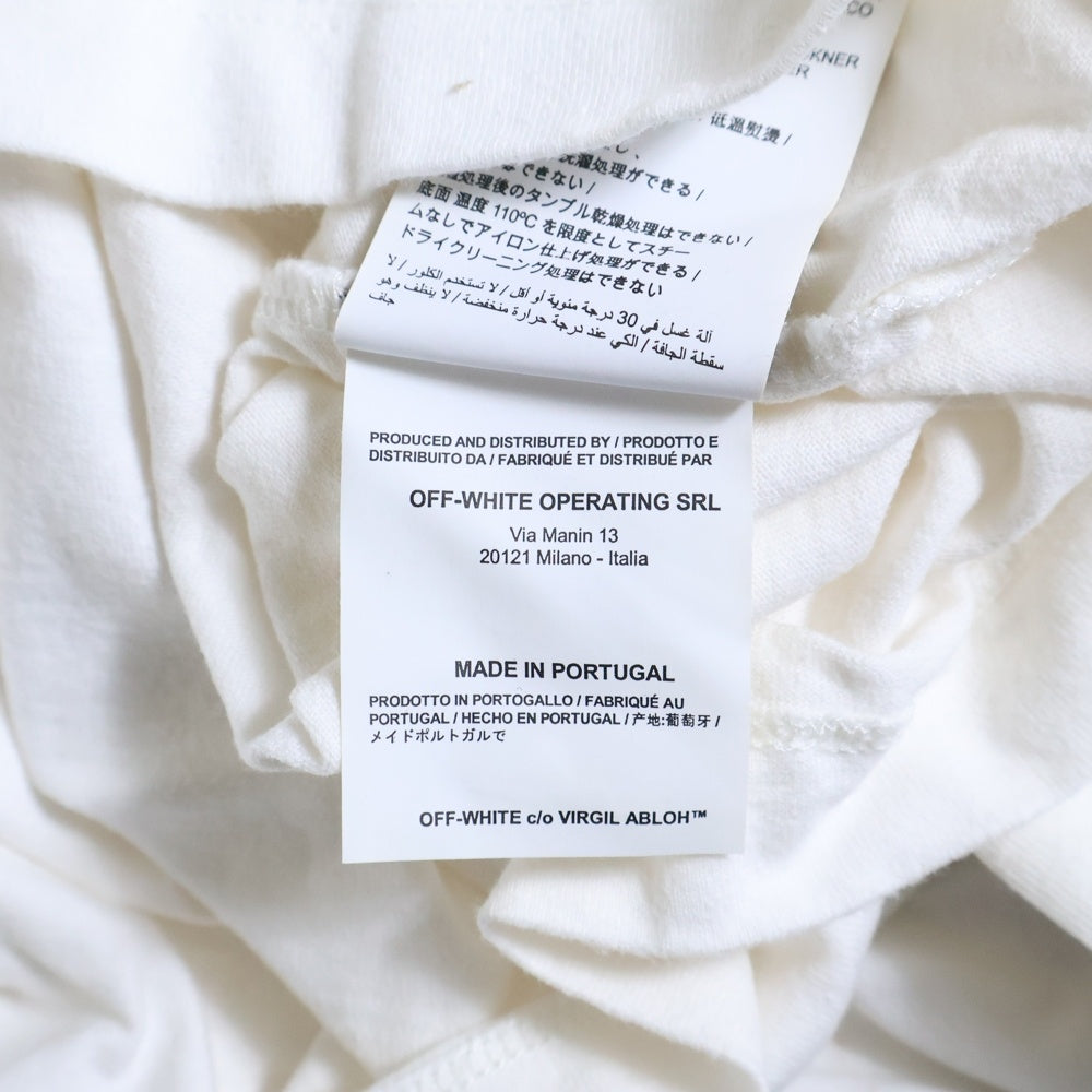 OFF-WHITE(オフホワイト) 19SS Boat Over T-Shirt オーバーサイズ半袖Tシャツ ホワイト OMAA038R19185011