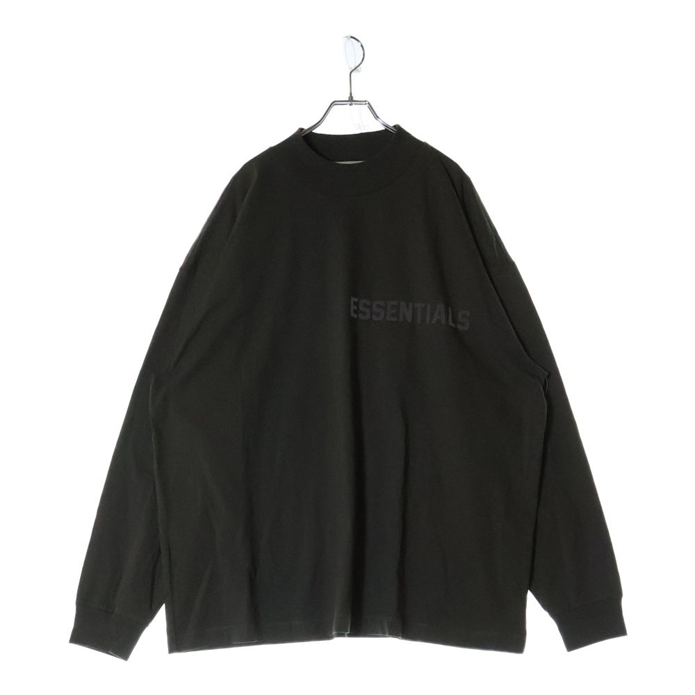 FEAR OF GOD ESSENTIALS(フィアオブゴッド エッセンシャルズ) L/S T-SHIRT ラバーロゴ 長袖Tシャツ ロンT グレー
