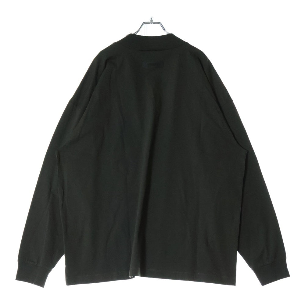 FEAR OF GOD ESSENTIALS(フィアオブゴッド エッセンシャルズ) L/S T-SHIRT ラバーロゴ 長袖Tシャツ ロンT グレー
