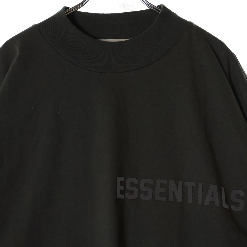 FEAR OF GOD ESSENTIALS(フィアオブゴッド エッセンシャルズ) L/S T-SHIRT ラバーロゴ 長袖Tシャツ ロンT グレー