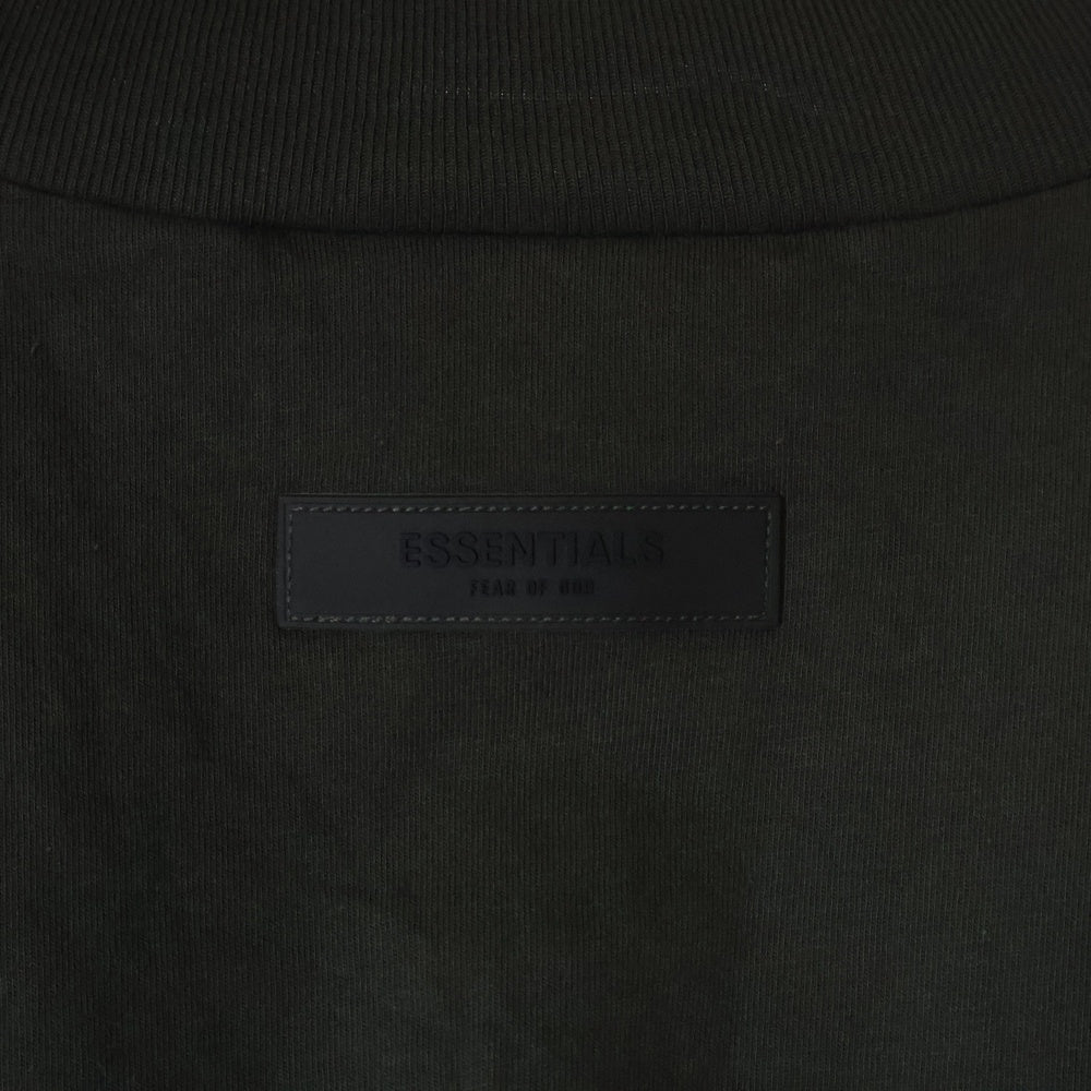 FEAR OF GOD ESSENTIALS(フィアオブゴッド エッセンシャルズ) L/S T-SHIRT ラバーロゴ 長袖Tシャツ ロンT グレー