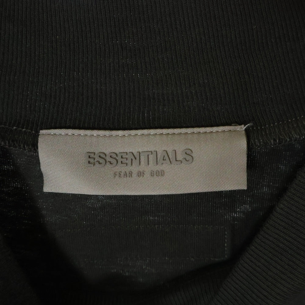 FEAR OF GOD ESSENTIALS(フィアオブゴッド エッセンシャルズ) L/S T-SHIRT ラバーロゴ 長袖Tシャツ ロンT グレー