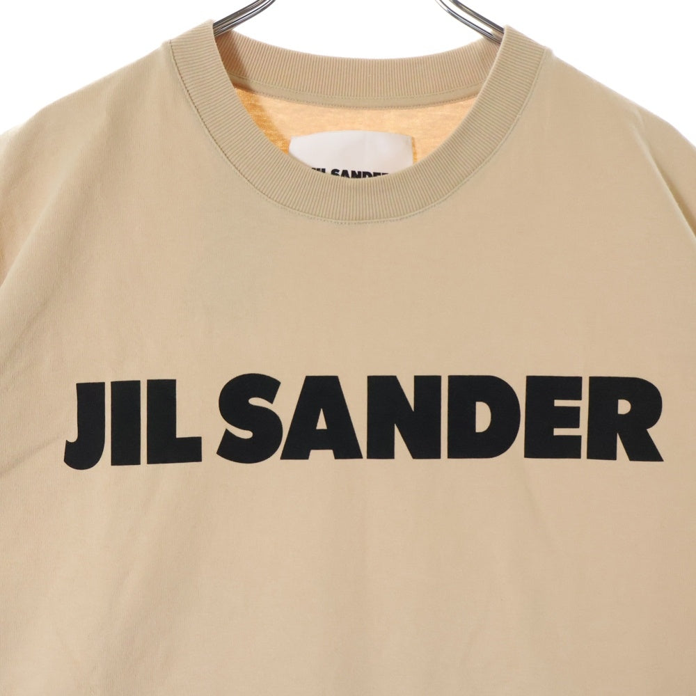 JIL SANDER(ジルサンダー) 24SS T-Shirt ロゴプリント 半袖Tシャツ ベージュ J21GC0001 J20215