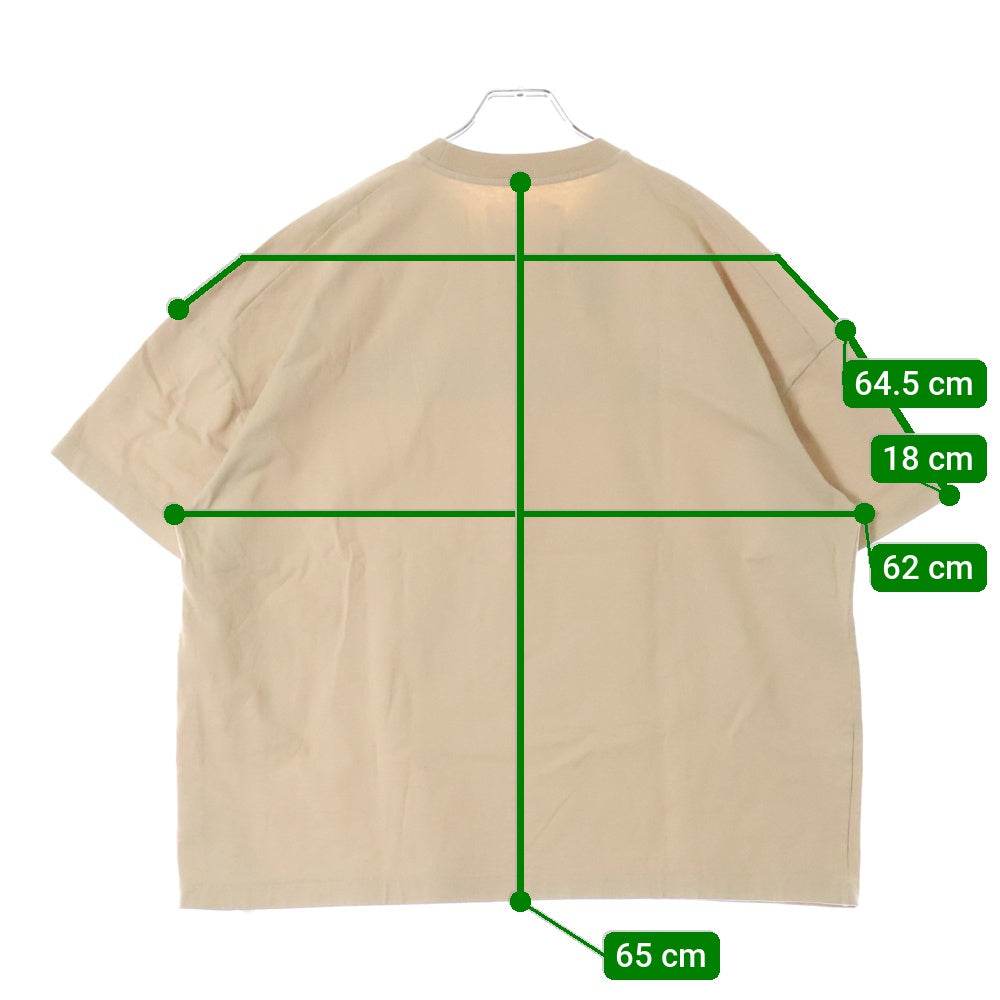 JIL SANDER(ジルサンダー) 24SS T-Shirt ロゴプリント 半袖Tシャツ ベージュ J21GC0001 J20215