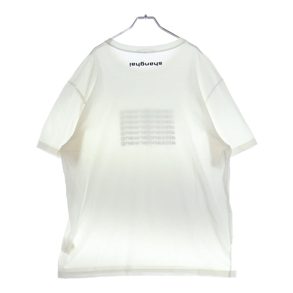 ALEXANDER WANG(アレキサンダーワン) shanghai限定 Logo T-Shirt ロゴプリント 半袖Tシャツ ホワイト
