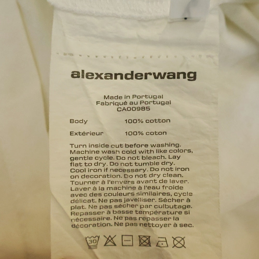 ALEXANDER WANG(アレキサンダーワン) shanghai限定 Logo T-Shirt ロゴプリント 半袖Tシャツ ホワイト