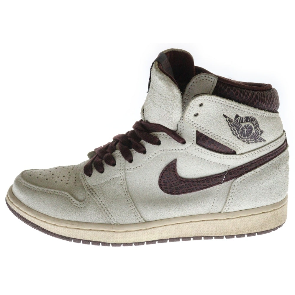 NIKE(ナイキ) ×A Ma Maniere AIR JORDAN1 RETRO HIGH OG SP アママニエール エアジョーダン1 ハイカットスニーカー アイボリー US9/27cm DO7097-100
