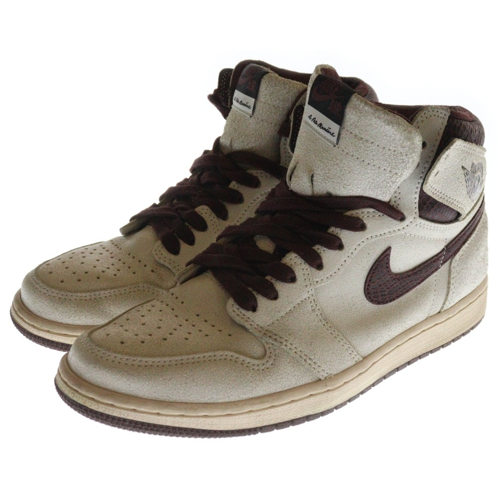 NIKE(ナイキ) ×A Ma Maniere AIR JORDAN1 RETRO HIGH OG SP アママニエール エアジョーダン1 ハイカットスニーカー アイボリー US9/27cm DO7097-100