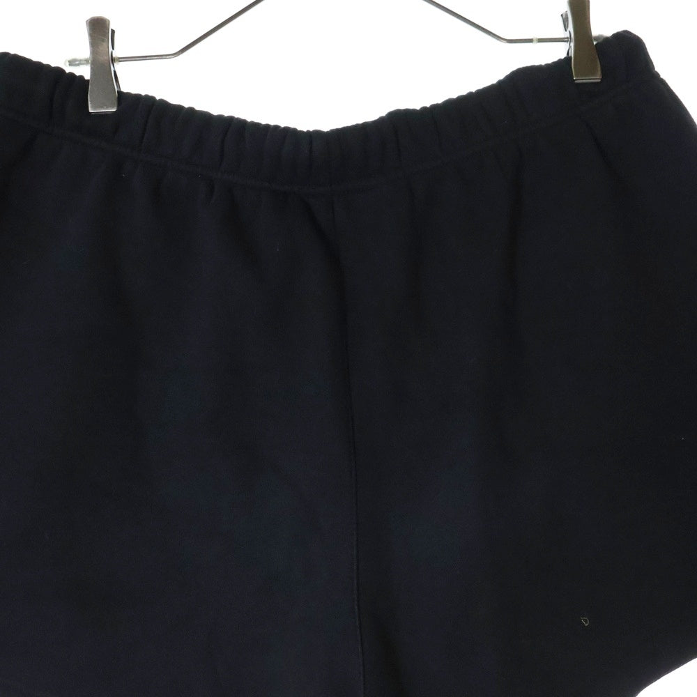 FEAR OF GOD ESSENTIALS(フィアオブゴッド エッセンシャルズ) SHORT PANTS ラバーロゴ スウェットハーフパンツ ショーツ ブラック