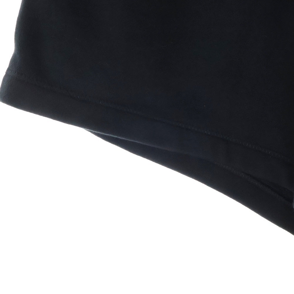FEAR OF GOD ESSENTIALS(フィアオブゴッド エッセンシャルズ) SHORT PANTS ラバーロゴ スウェットハーフパンツ ショーツ ブラック