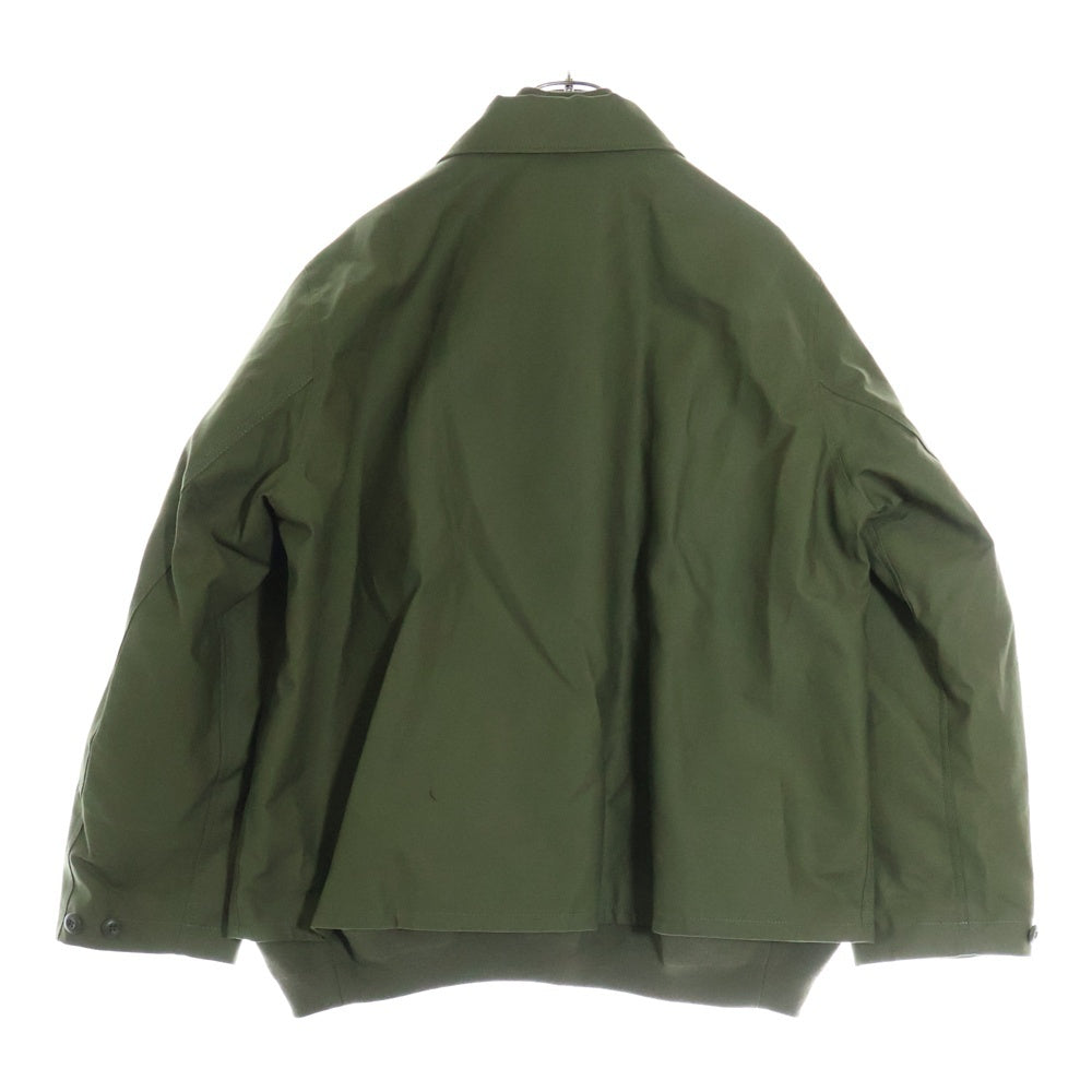 WTAPS(ダブルタップス) ×sacai Cotton Back Satin Jacket 02 ×サカイ コットンバックサテンジャケット 02 ドッキングミリタリージャケット 25-03694M オリーブ