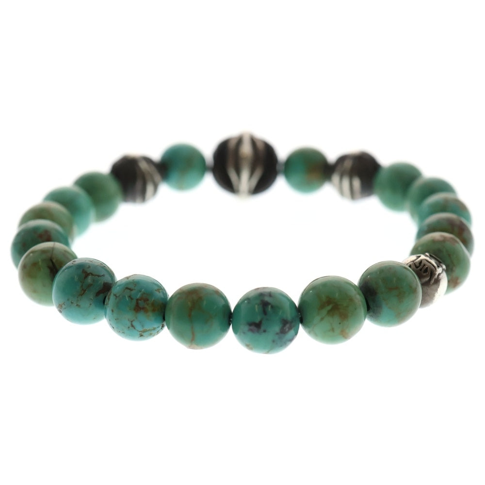 CHROME HEARTS(クロムハーツ) 8mm BEAD ビーズ ブレスレット シルバー/ターコイズ