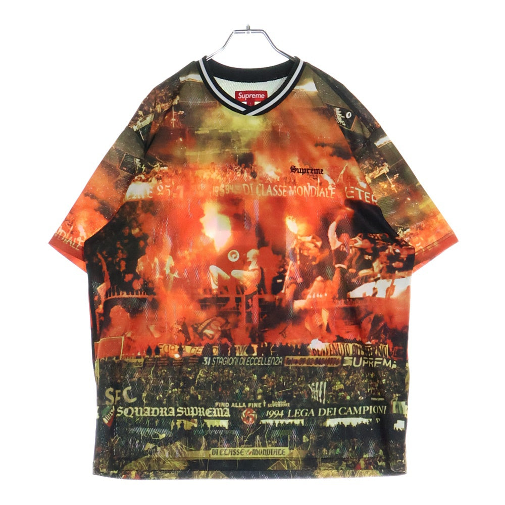 SUPREME(シュプリーム) 25SS Vinci Per Noi Soccer Jersey ヴィンチ ペル ノイ サッカージャージ 半袖Tシャツ オレンジ