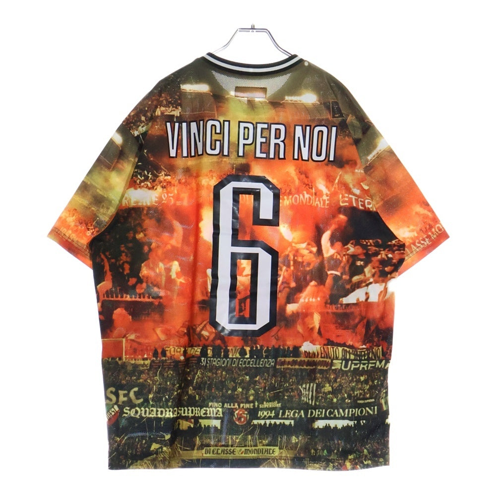 SUPREME(シュプリーム) 25SS Vinci Per Noi Soccer Jersey ヴィンチ ペル ノイ サッカージャージ 半袖Tシャツ オレンジ