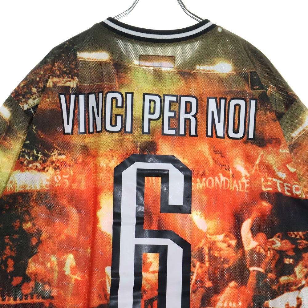 SUPREME(シュプリーム) 25SS Vinci Per Noi Soccer Jersey ヴィンチ ペル ノイ サッカージャージ 半袖Tシャツ オレンジ