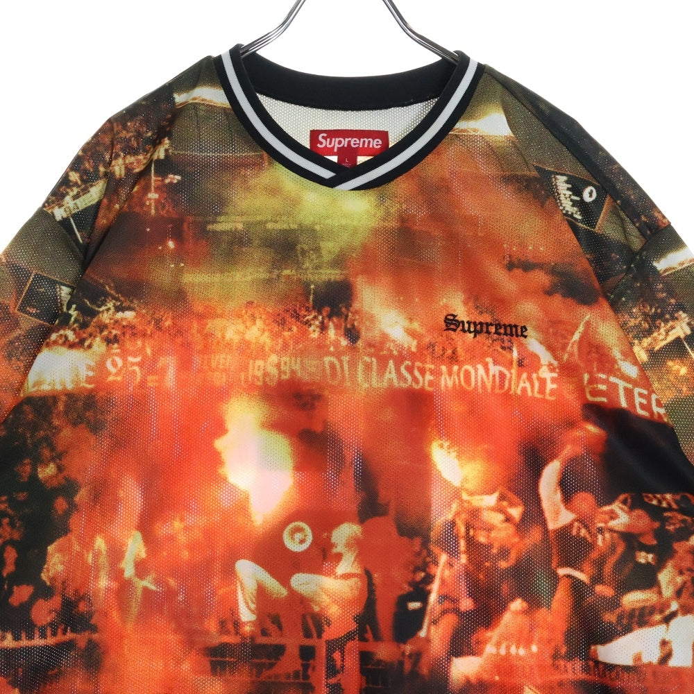 SUPREME(シュプリーム) 25SS Vinci Per Noi Soccer Jersey ヴィンチ ペル ノイ サッカージャージ 半袖Tシャツ オレンジ