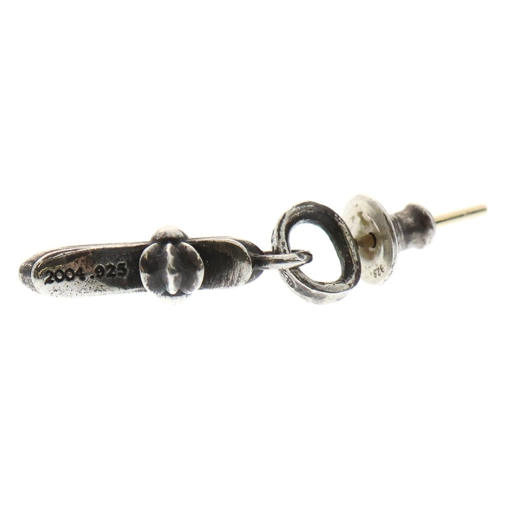 CHROME HEARTS(クロムハーツ) BBY F PPRCHN ベイビーファットクロス ドロップピアス シルバー BCA090
