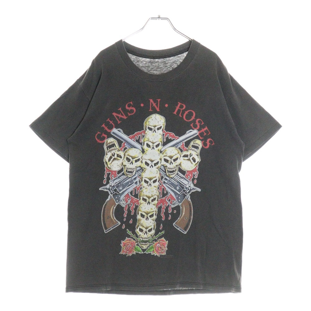 VINTAGE(ヴィンテージ) 90's GUNS N' ROSES ガンズアンドローゼズ ツアー 半袖Tシャツ カットソー ブラック