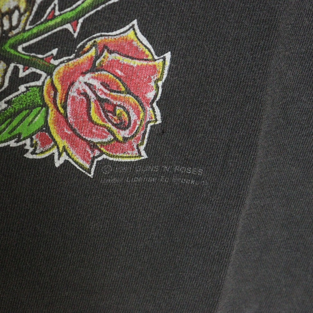 VINTAGE(ヴィンテージ) 90's GUNS N' ROSES ガンズアンドローゼズ ツアー 半袖Tシャツ カットソー ブラック