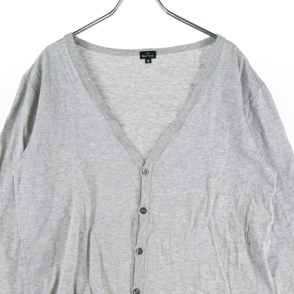 Paul Smith COLLECTION(ポールスミス コレクション) コットン Vネックカーディガン グレー PP-GT-85638
