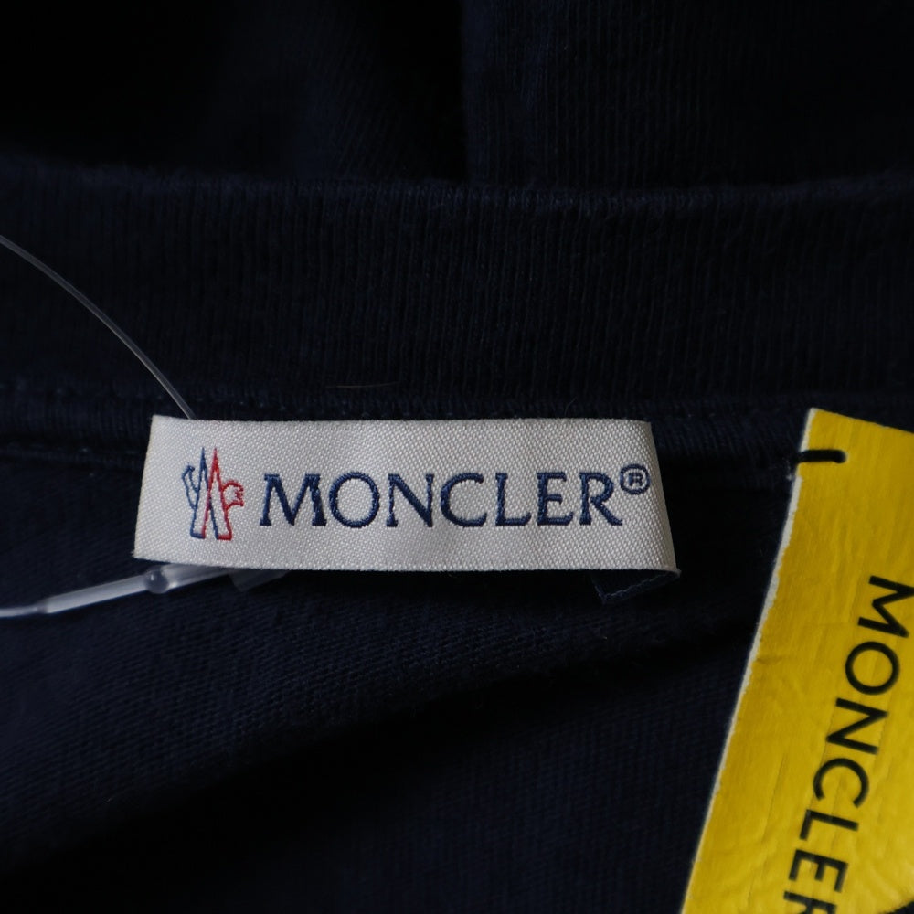 MONCLER(モンクレール) ×FRAGMENT MAGLIA T-SHIRT ×フラグメント バックプリント 半袖Tシャツ カットソー ネイビー G209U8C00005