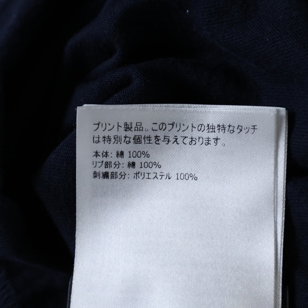 MONCLER(モンクレール) ×FRAGMENT MAGLIA T-SHIRT ×フラグメント バックプリント 半袖Tシャツ カットソー ネイビー G209U8C00005