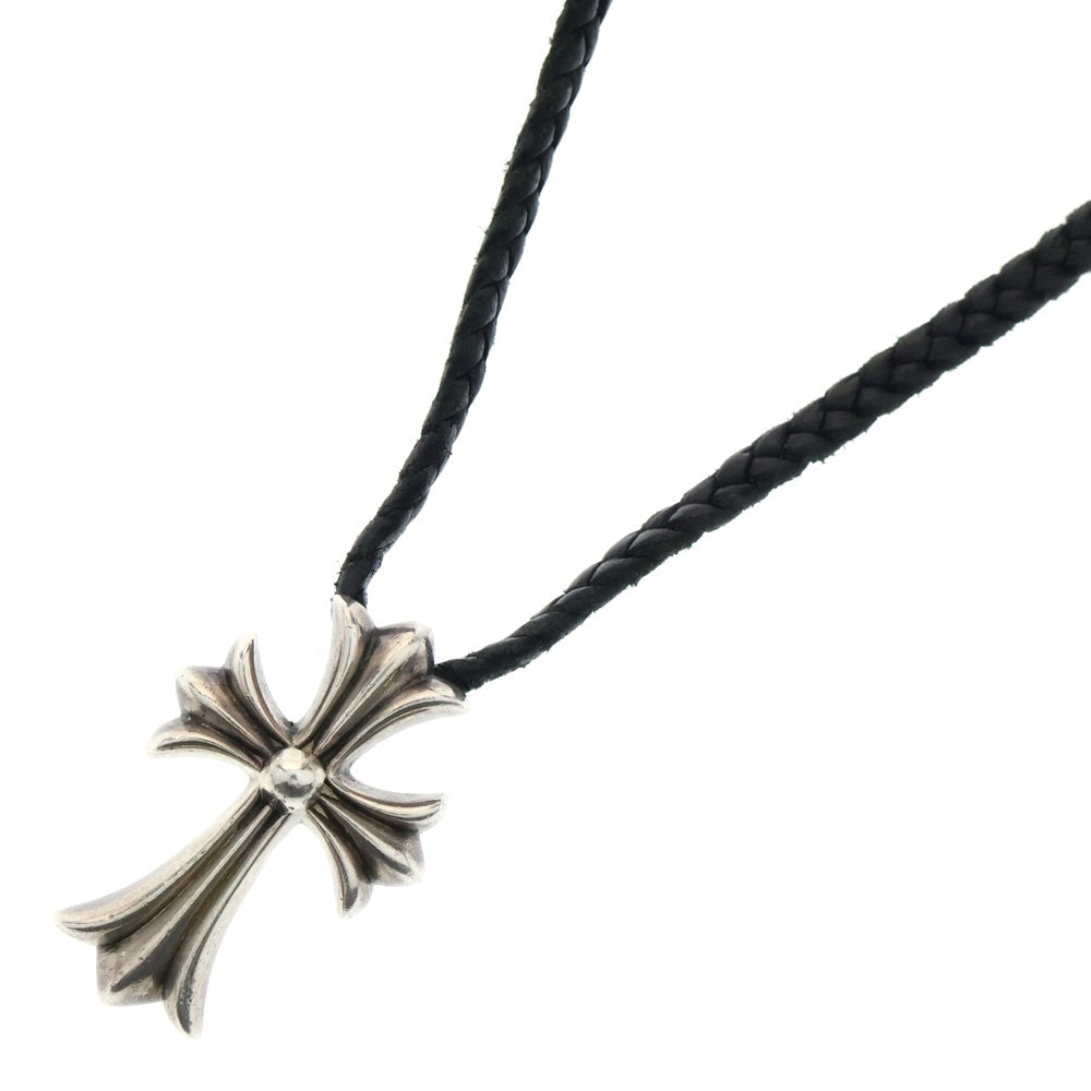 CHROME HEARTS(クロムハーツ) CH CRS SMLスモールCHクロス BC ボロチップブレイド ネックレス シルバー BCA220