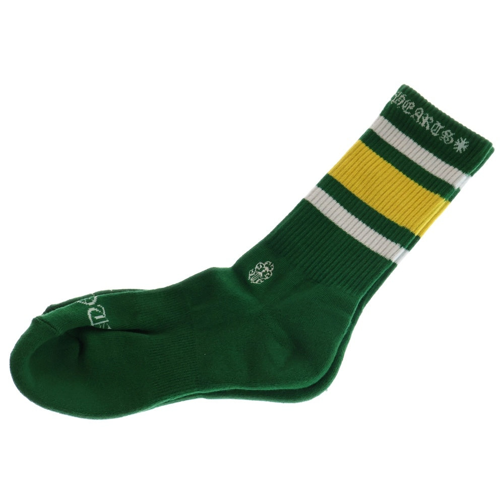 CHROME HEARTS(クロムハーツ) BORDER SOCKS ボーダーソックス 靴下 グリーン