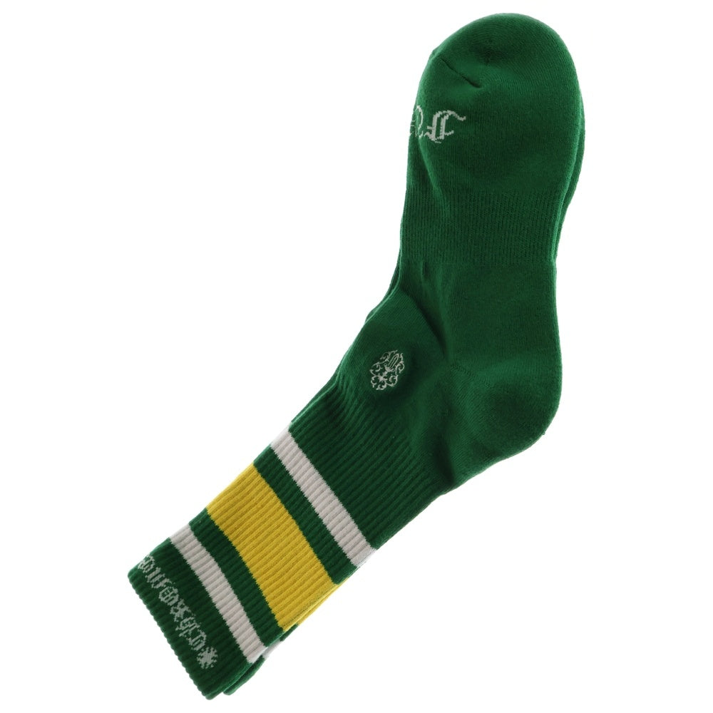 CHROME HEARTS(クロムハーツ) BORDER SOCKS ボーダーソックス 靴下 グリーン