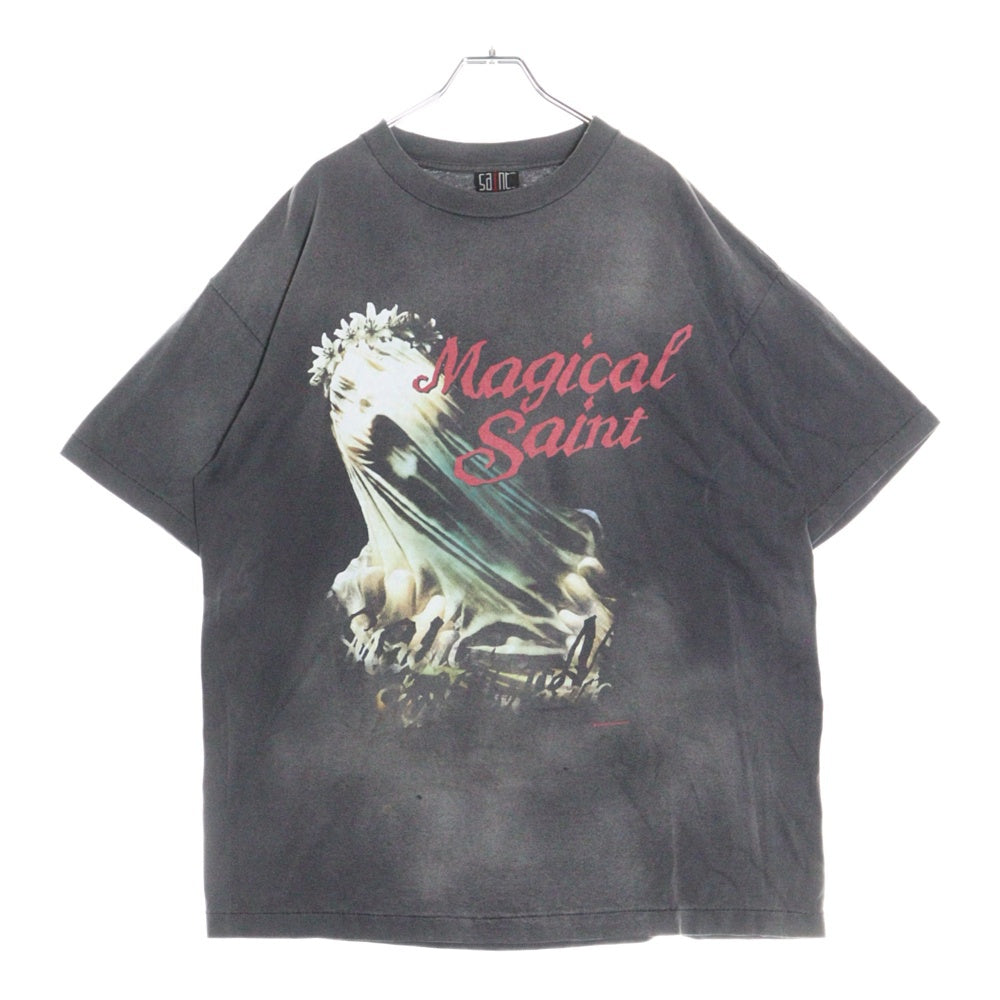 SAINT MICHAEL(セントマイケル) 24SS MAGICAL SAINT クルーネック半袖Tシャツカットソー グレー SM-YS8-0000-006