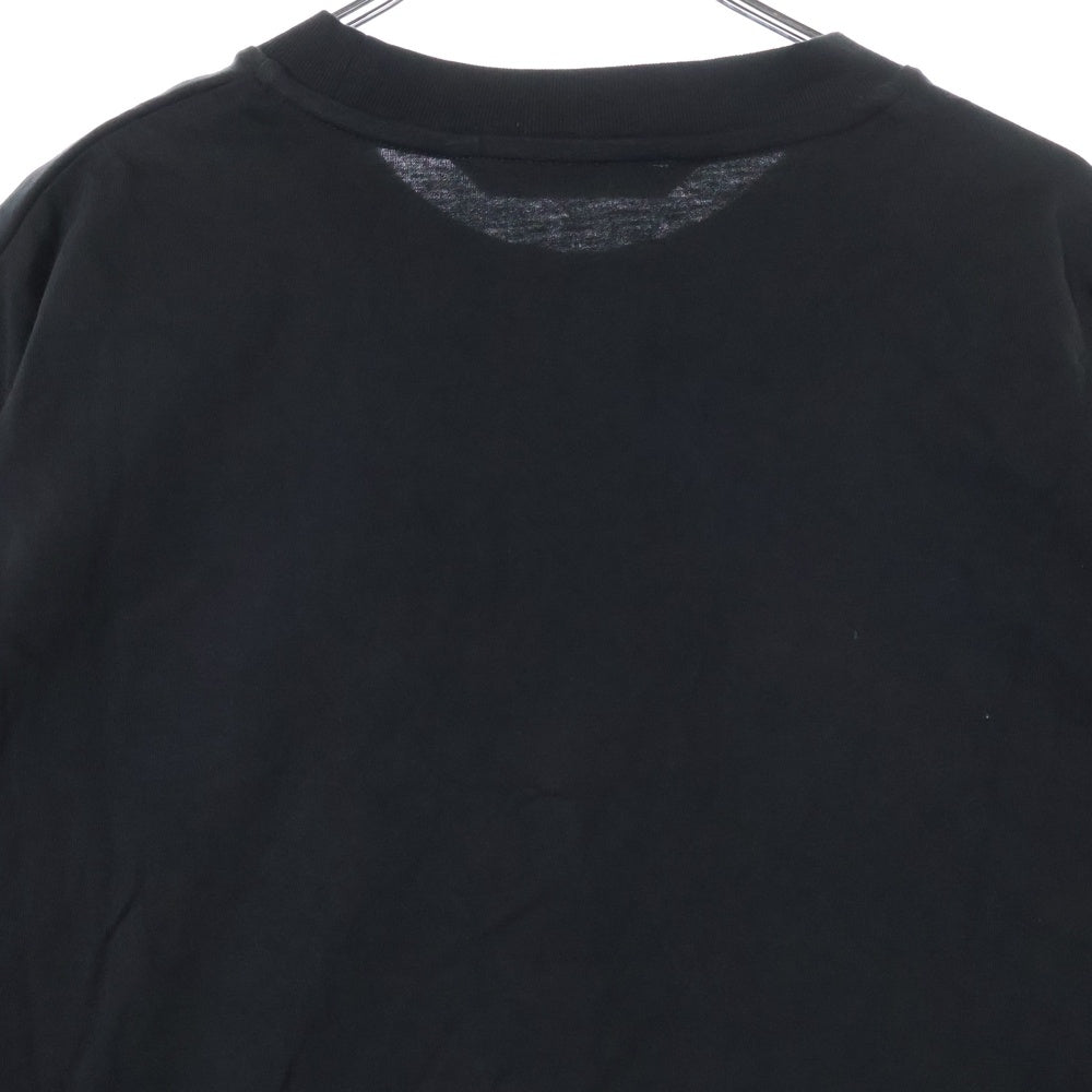 MONCLER(モンクレール) 24AW LS T-SHIRT エナメルロゴ 長袖Tシャツ ロンT カットソー ブラック J20918D00004