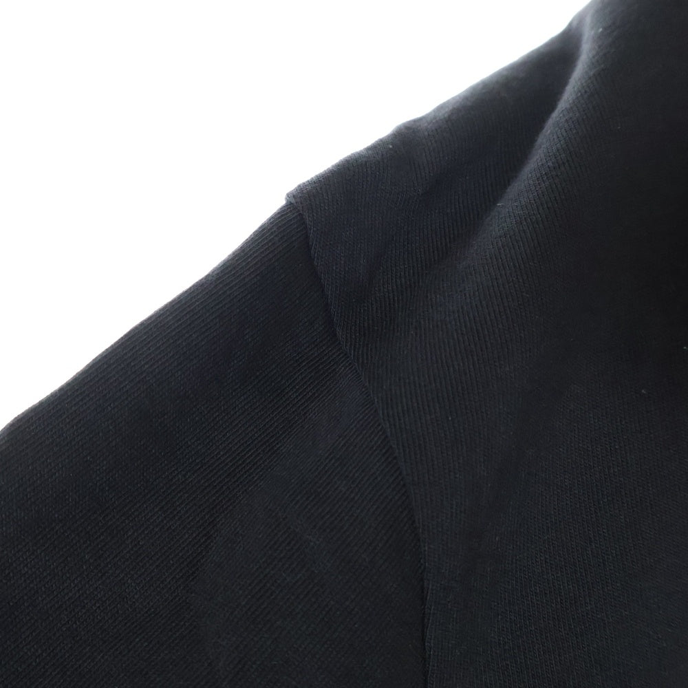 MONCLER(モンクレール) 24AW LS T-SHIRT エナメルロゴ 長袖Tシャツ ロンT カットソー ブラック J20918D00004
