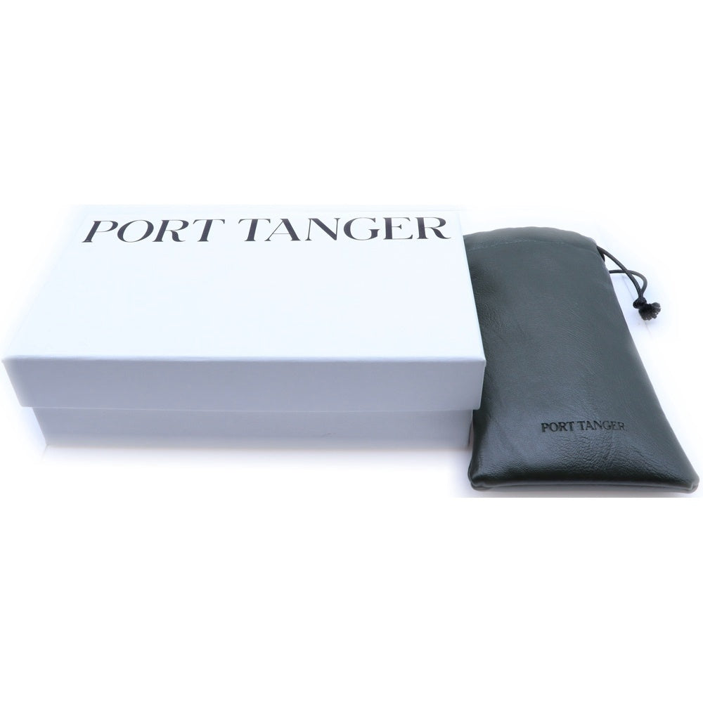 PORT TANGER(ポートタンジェ) オーバルレンズ ブラックフレーム サングラス アイウェア
