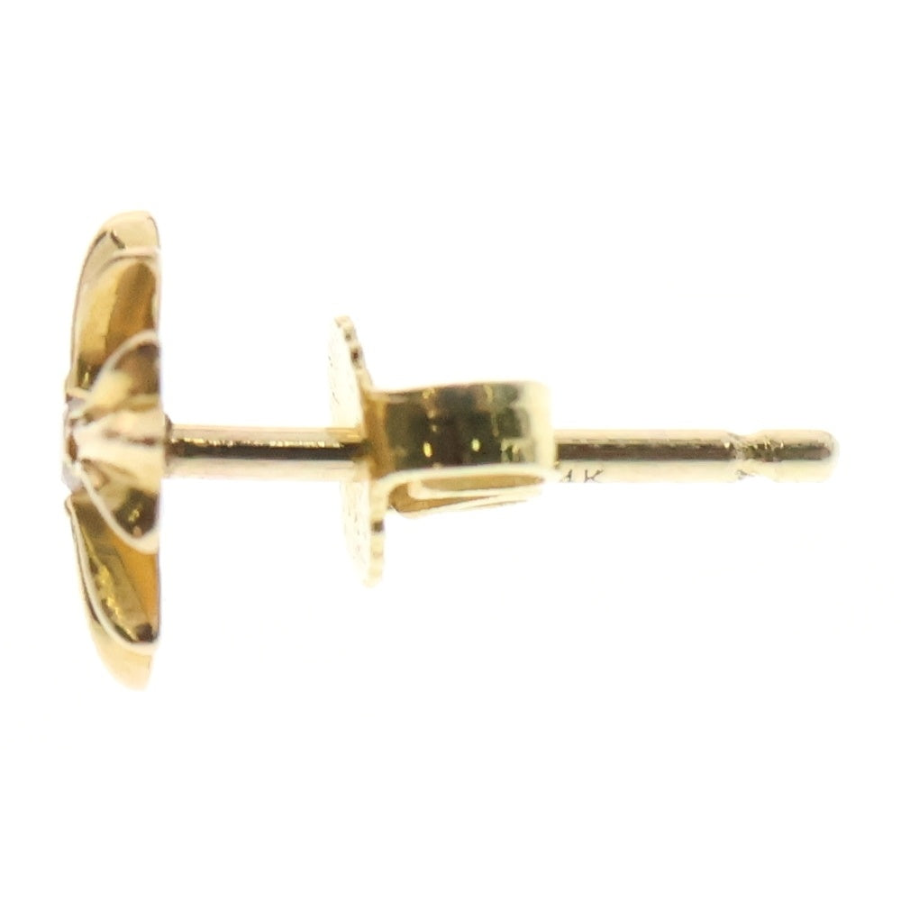 CHROME HEARTS(クロムハーツ) 22K No2 CH PLS 1DIA CHプラス スタッドピアス 1ダイヤ ゴールド BCA021
