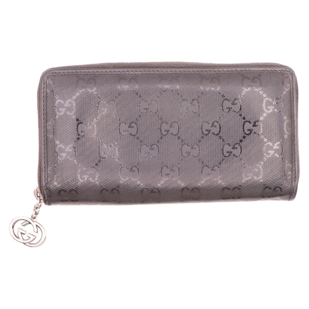 GUCCI(グッチ) GGスプリーム ロングウォレット 長財布 ブラック 212110-496334