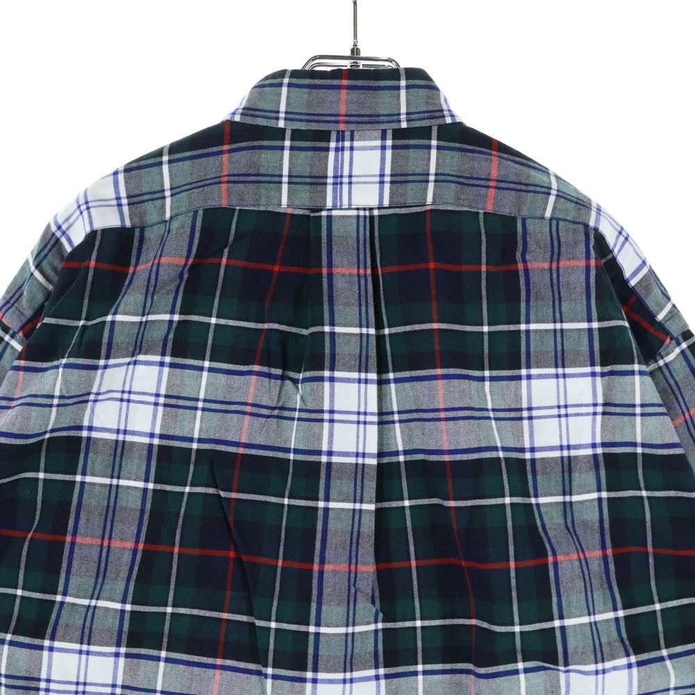 POLO RALPH LAUREN(ポロラルフローレン) PLAID LONG SLEEVE SHIRT チェック柄 長袖シャツ グリーン/ホワイト